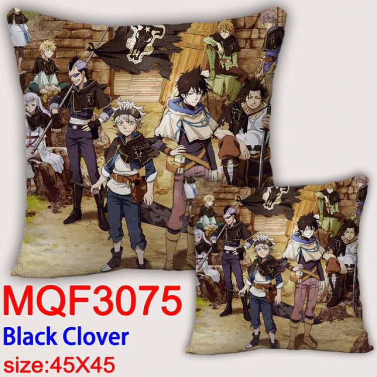 Black Clover Double-sided full color pillow dragon ball 45X45CM MQF 3075-1