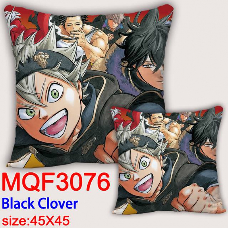 Black Clover Double-sided full color pillow dragon ball 45X45CM MQF 3076-1