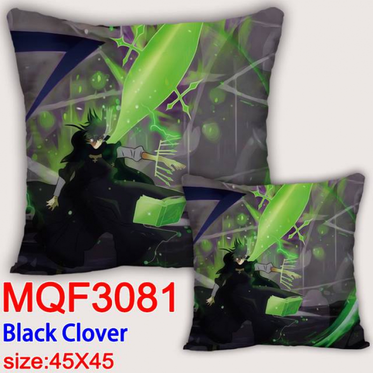 Black Clover Double-sided full color pillow dragon ball 45X45CM MQF 3081-1