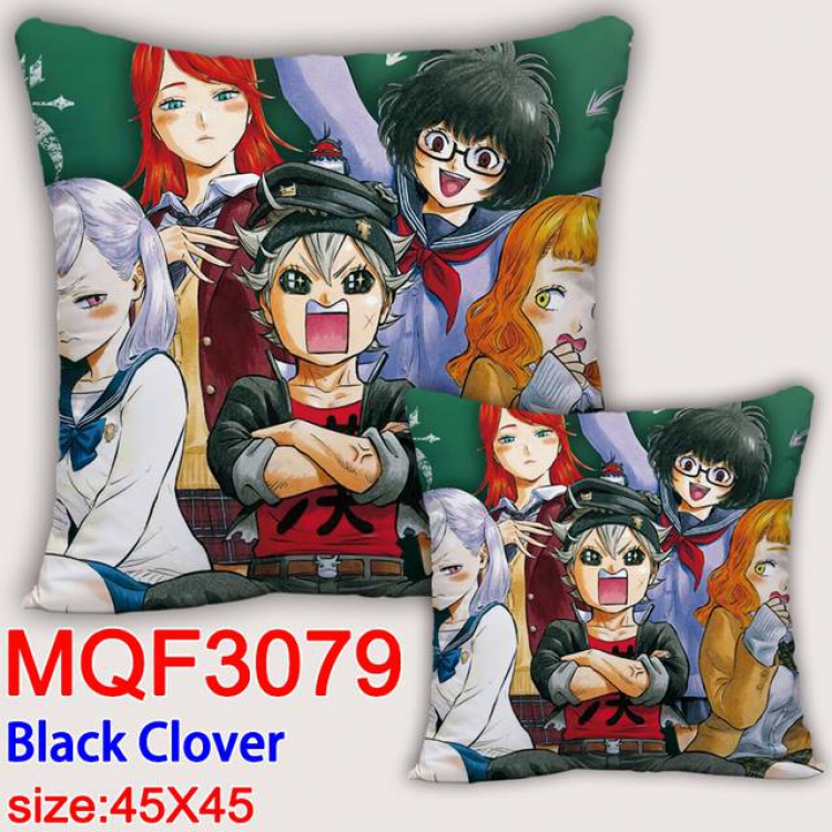 Black Clover Double-sided full color pillow dragon ball 45X45CM MQF 3079-1