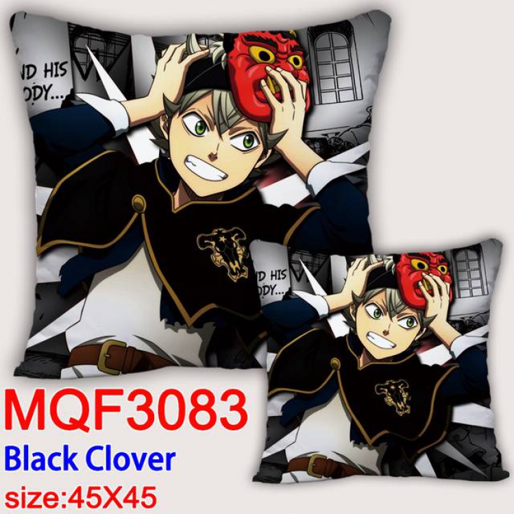 Black Clover Double-sided full color pillow dragon ball 45X45CM MQF 3083-1