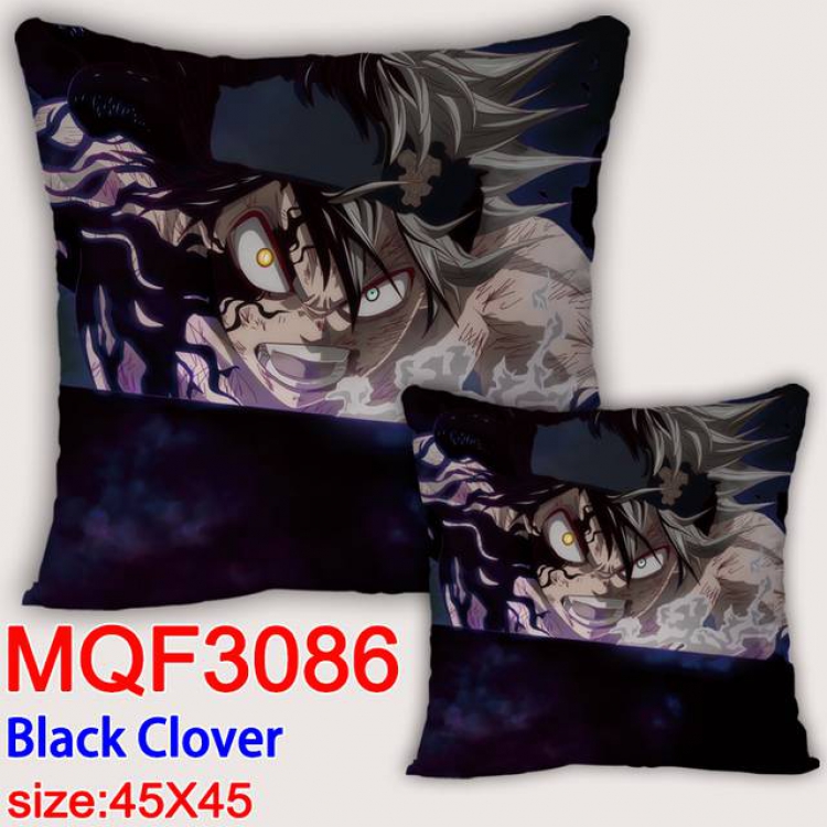 Black Clover Double-sided full color pillow dragon ball 45X45CM MQF 3086-1
