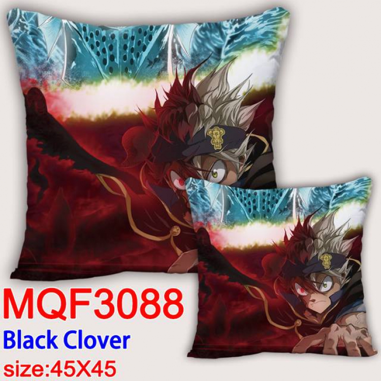 Black Clover Double-sided full color pillow dragon ball 45X45CM MQF 3088-1