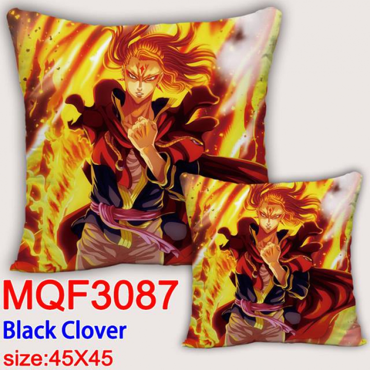 Black Clover Double-sided full color pillow dragon ball 45X45CM MQF 3087-1