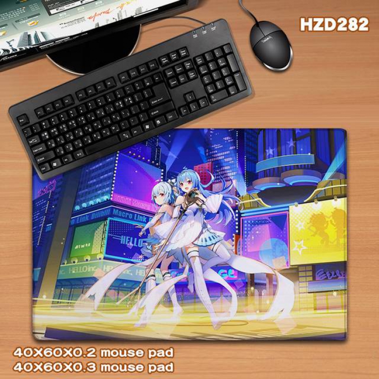 Bilibili Anime rubber Desk mat mouse pad 40X60CM HZD-282