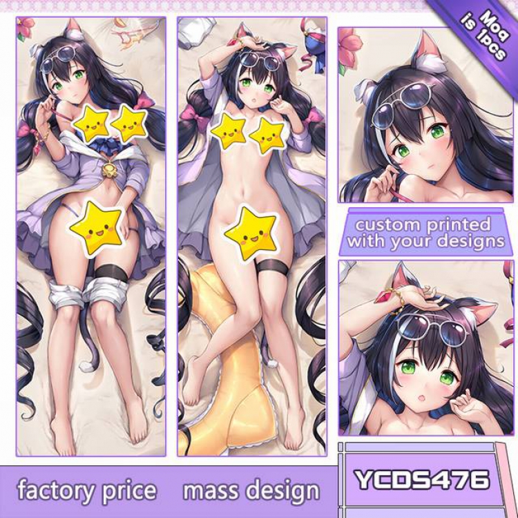 Re:Dive Game double-sided satin fabric and other body pillows 50X150CM YCDS476