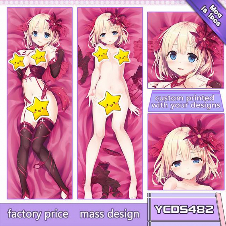 Maitetsu Game double-sided satin fabric and other body pillows 50X150CM YCDS482