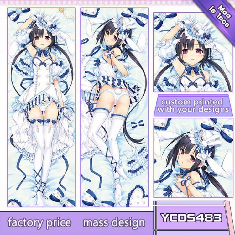 Maitetsu Game double-sided satin fabric and other body pillows 50X150CM YCDS483