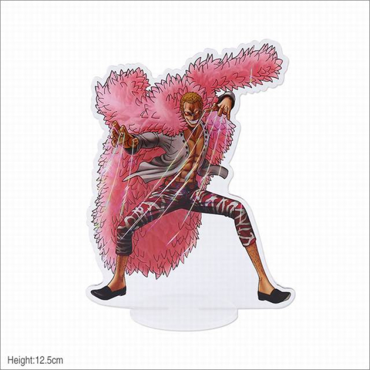 One Piece Donquixote Doflamingo Acrylic standing sign decoration 12.5CM