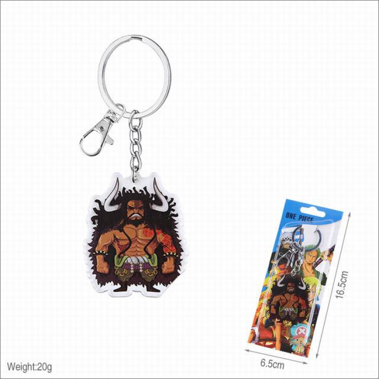 One Piece Acrylic keychain pendant price for 5 pcs