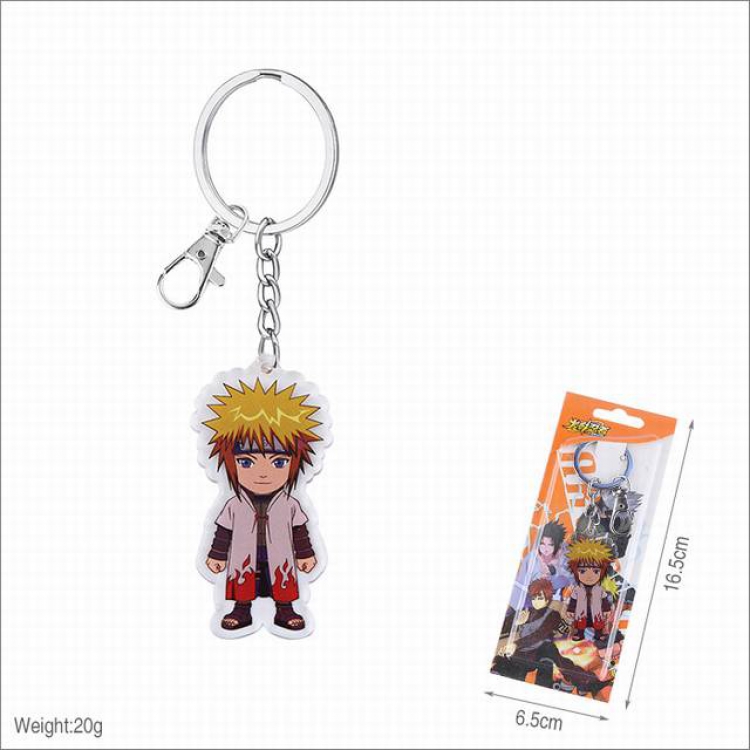 Naruto Namikaze Minato Acrylic keychain pendant price for 5 pcs