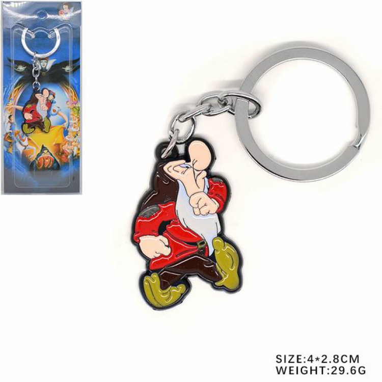 Snow White Dwarfs Keychain pendant