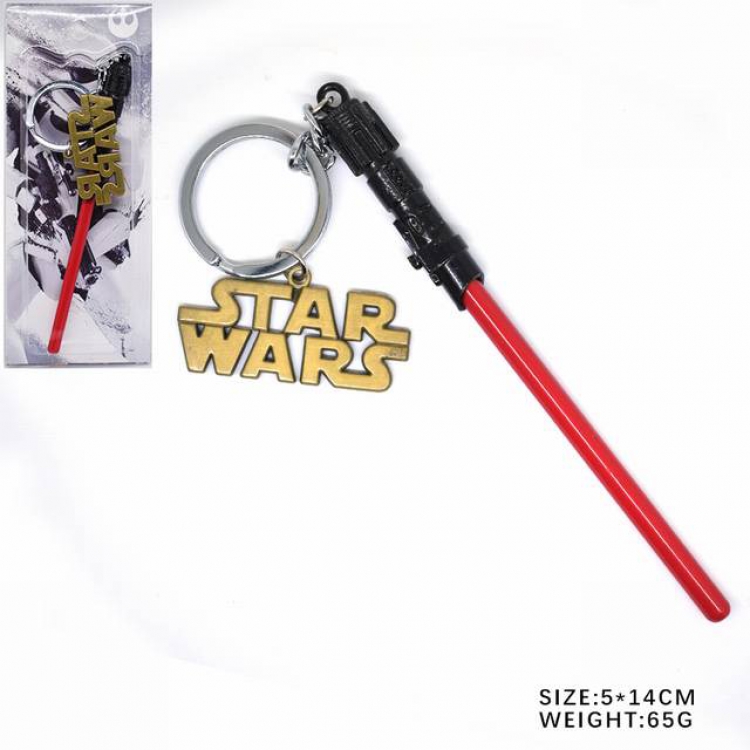 Star Wars Red sword Keychain pendant