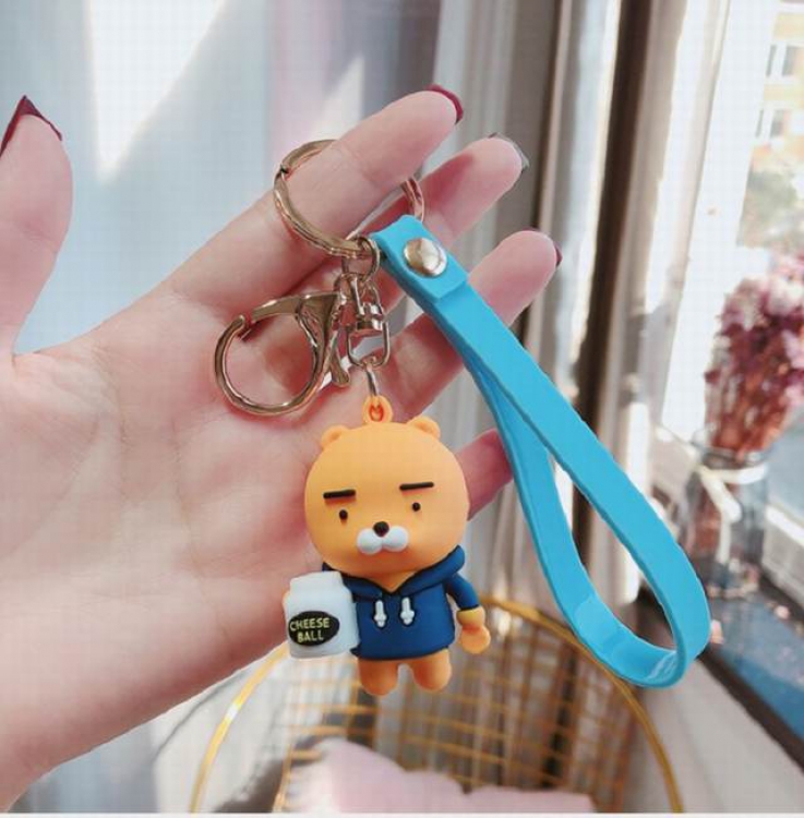 Kakao tube doll Keychain pendant 37G a set price for 5 pcs style B