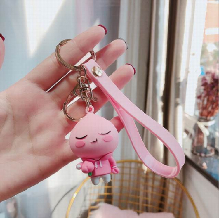 Kakao tube doll Keychain pendant 37G a set price for 5 pcs style C