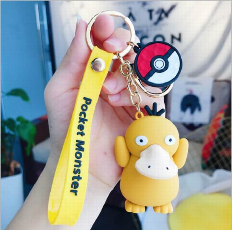 Pokemon Psyduck Keychain Pendant Charm 53.8G a set price for 5 pcs