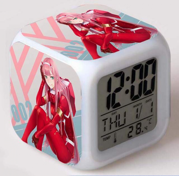 DARLING in the FRANXX-1 Colorful Mood Discoloration Boxed Alarm clock