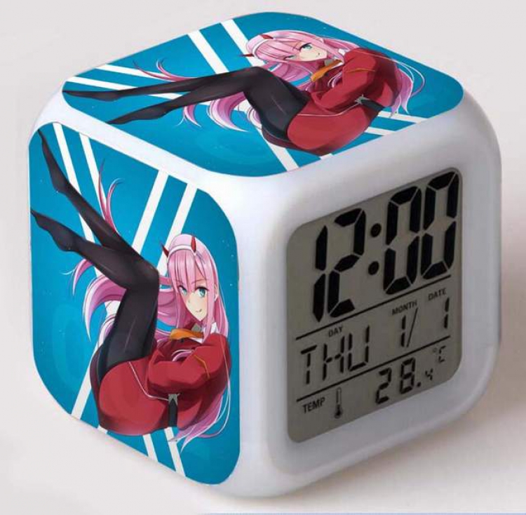 DARLING in the FRANXX-4 Colorful Mood Discoloration Boxed Alarm clock
