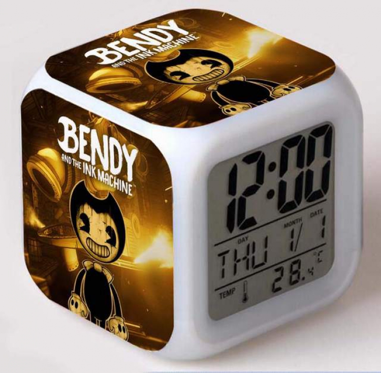 Bendy and the Ink Macheine-1 Colorful Mood Discoloration Boxed Alarm clock