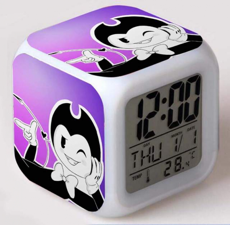 Bendy and the Ink Macheine-3 Colorful Mood Discoloration Boxed Alarm clock