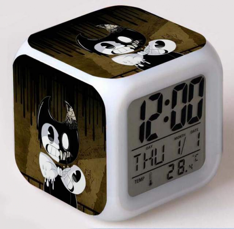 Bendy and the Ink Macheine-2 Colorful Mood Discoloration Boxed Alarm clock