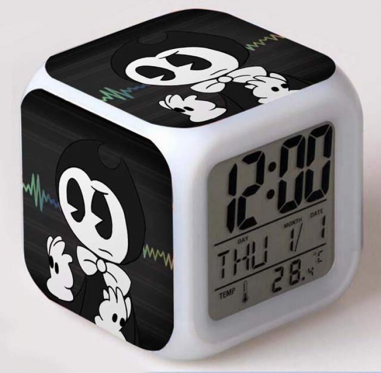 Bendy and the Ink Macheine-5 Colorful Mood Discoloration Boxed Alarm clock