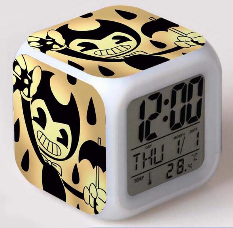 Bendy and the Ink Macheine-6 Colorful Mood Discoloration Boxed Alarm clock