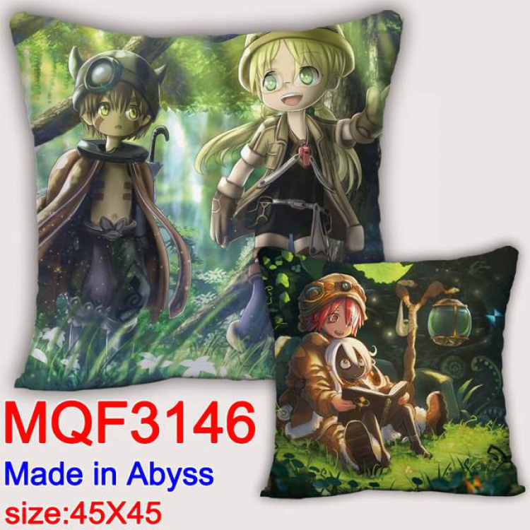 Made in Abyss Double-sided full color pillow dragon ball 45X45CM MQF 3146