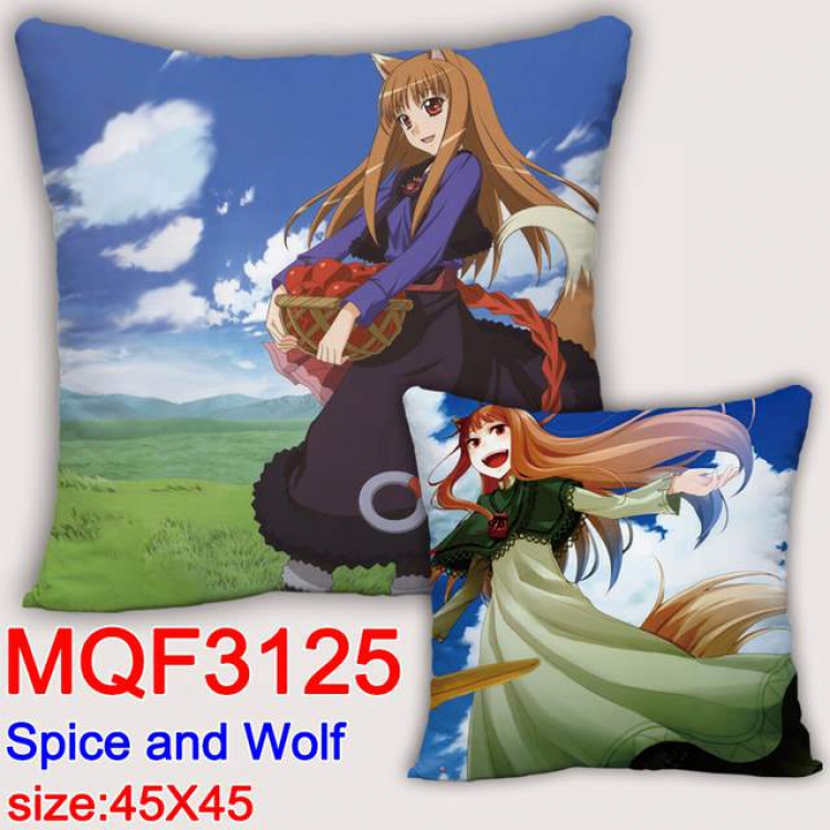 Ōkami to kōshinryō Double-sided full color pillow dragon ball 45X45CM MQF 3125