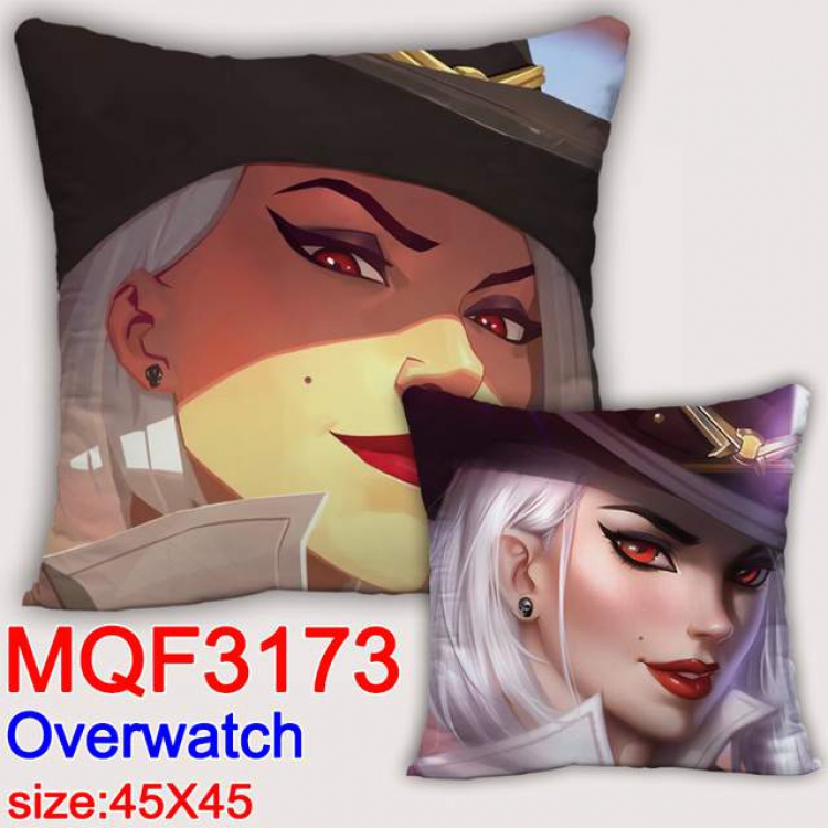 Overwatch Double-sided full color pillow dragon ball 45X45CM MQF 3173