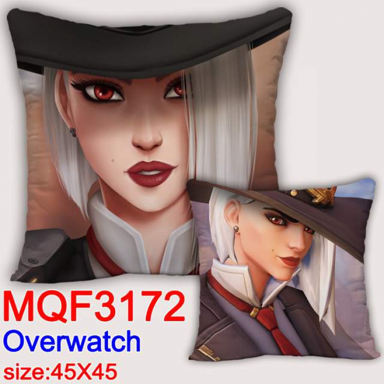 Overwatch Double-sided full color pillow dragon ball 45X45CM MQF 3172