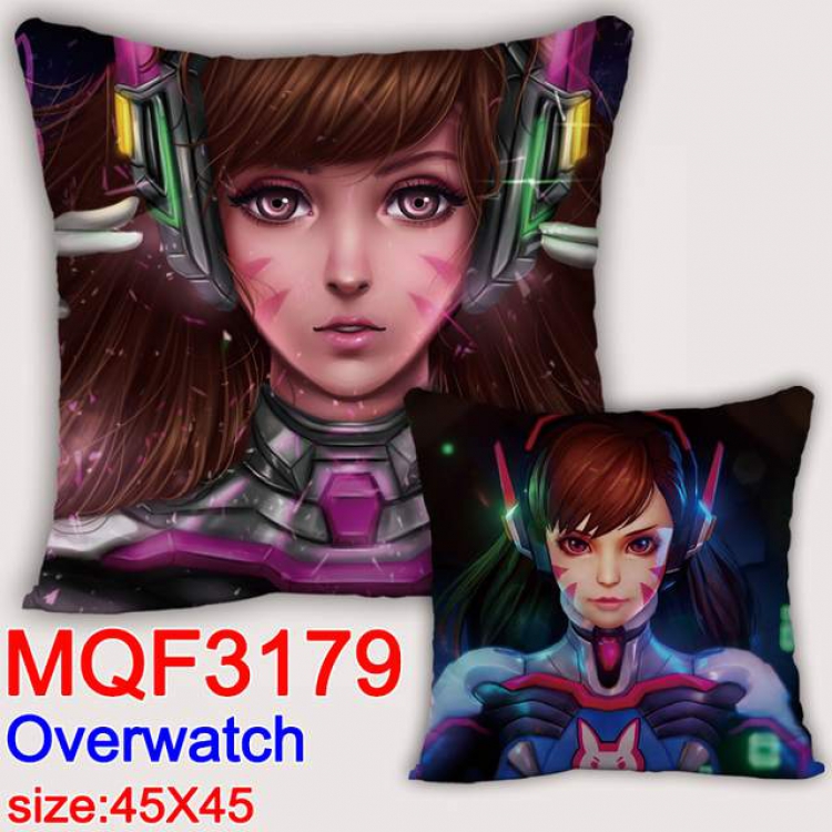 Overwatch Double-sided full color pillow dragon ball 45X45CM MQF 3179