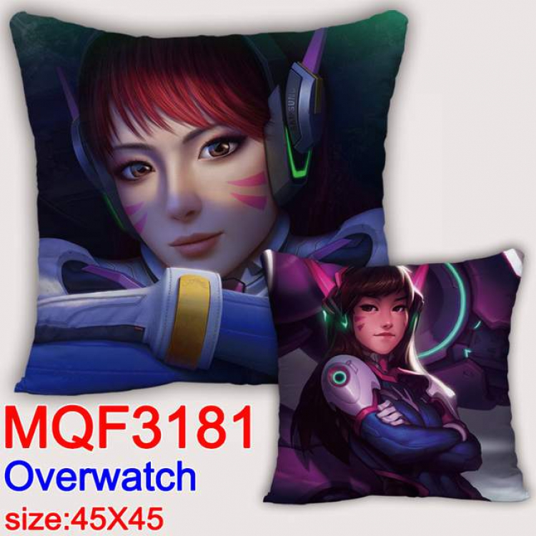 Overwatch Double-sided full color pillow dragon ball 45X45CM MQF 3181