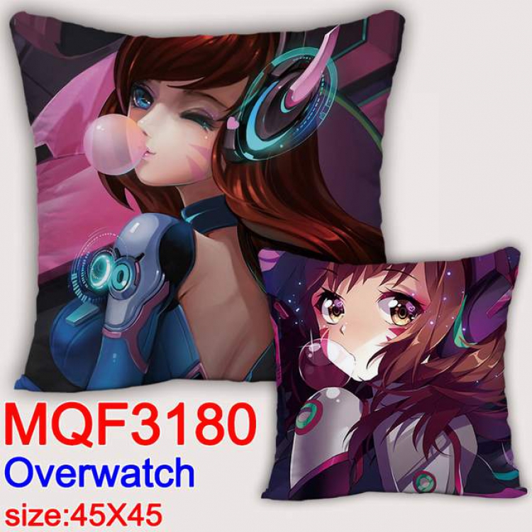 Overwatch Double-sided full color pillow dragon ball 45X45CM MQF 3180