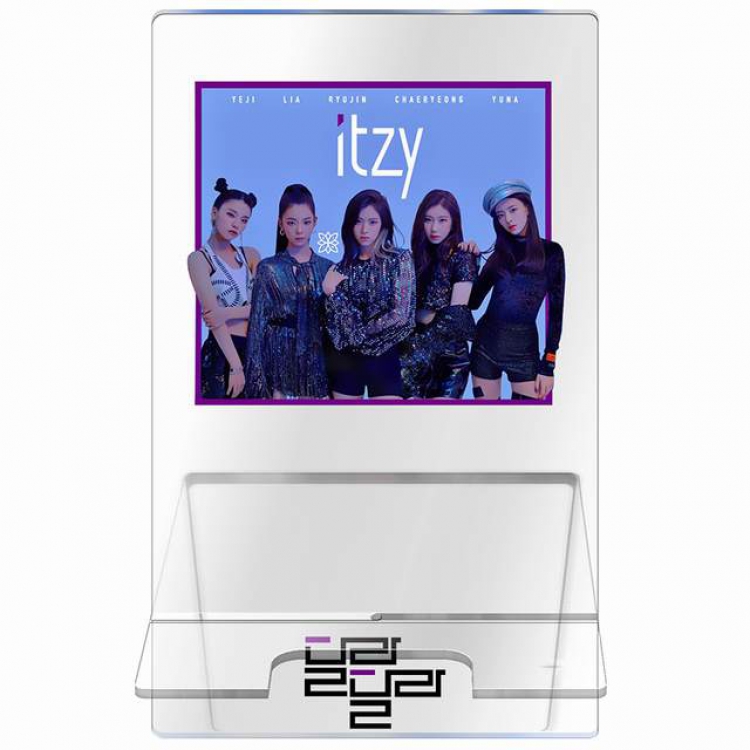 ITZY Transparent acrylic mobile support bracket 13CM Style B