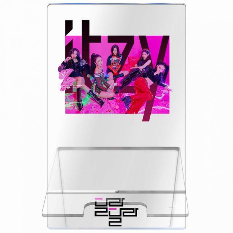 ITZY Transparent acrylic mobile support bracket 13CM Style A