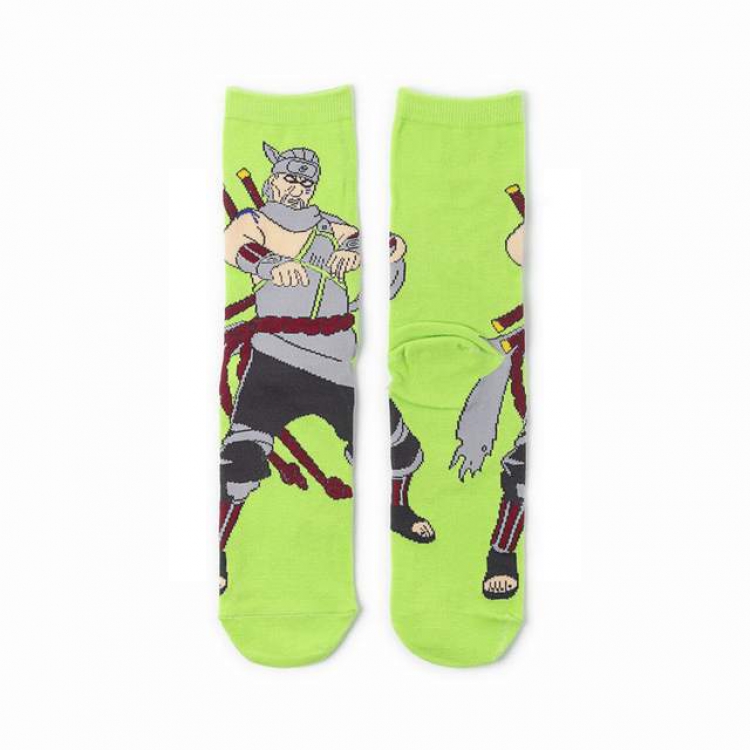 Naruto Killer Bee Anime cartoon socks combed cotton neutral socks straight socks price for 5 pairs