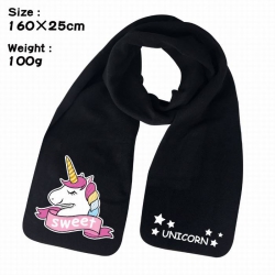 Unicorn-10A Anime fleece scarf...