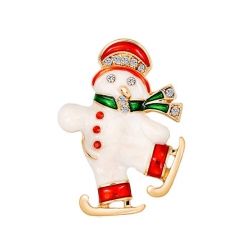 Christmas series Snowman Badge...