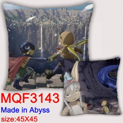 Made in Abyss Double-sided full color pillow dragon ball 45X45CM MQF 3143
