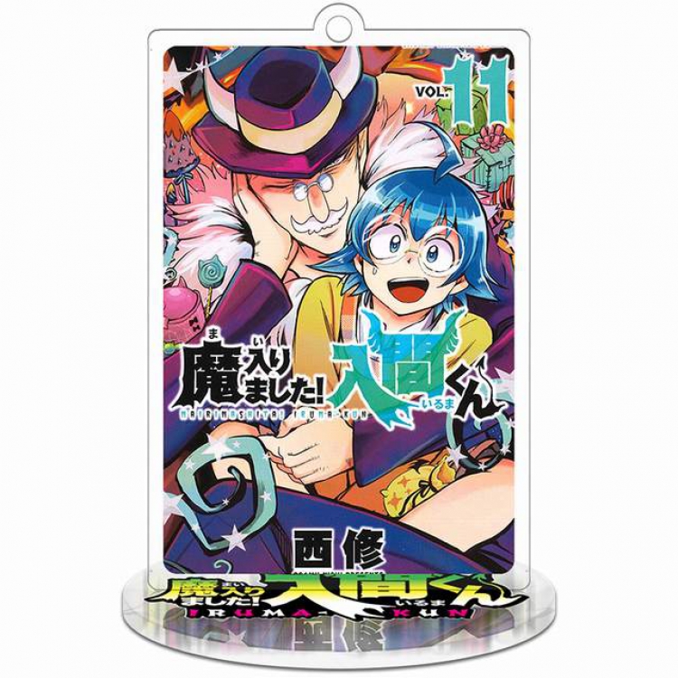 Comic Series Rectangular Small Standing Plates acrylic keychain pendant 8-9CM Style 9