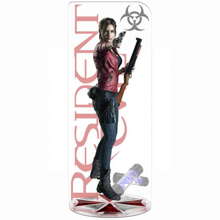 Resident Evil Claire-Redfield New Pedestal Acrylic Standing Plates 20-22CM