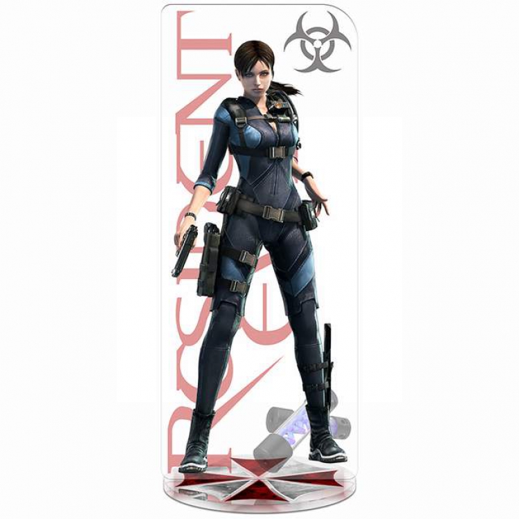 Resident Evil Jill-Valentine New Pedestal Acrylic Standing Plates 20-22CM
