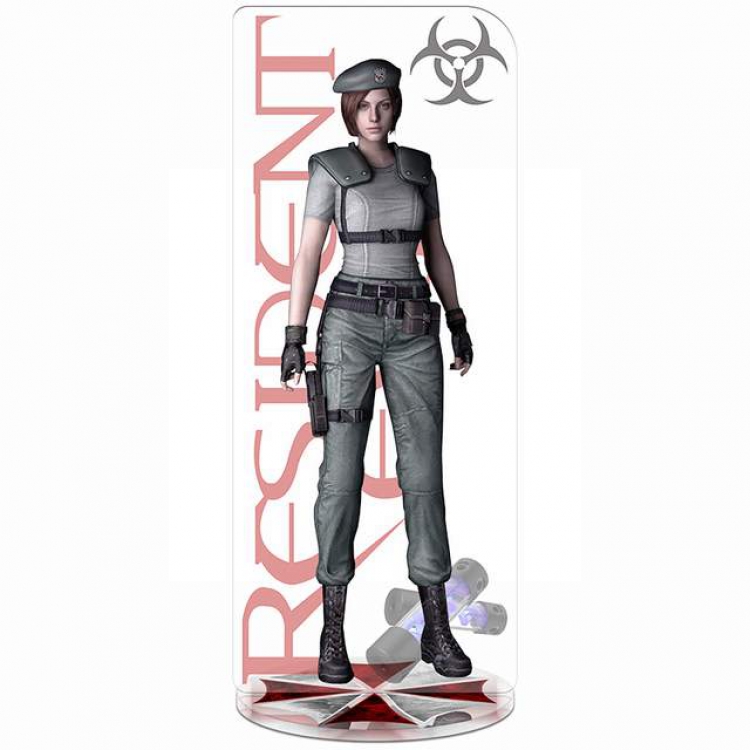 Resident Evil Jill-Valentine-2 New Pedestal Acrylic Standing Plates 20-22CM
