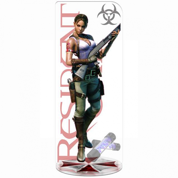 Resident Evil Sheva-Alomar New Pedestal Acrylic Standing Plates 20-22CM