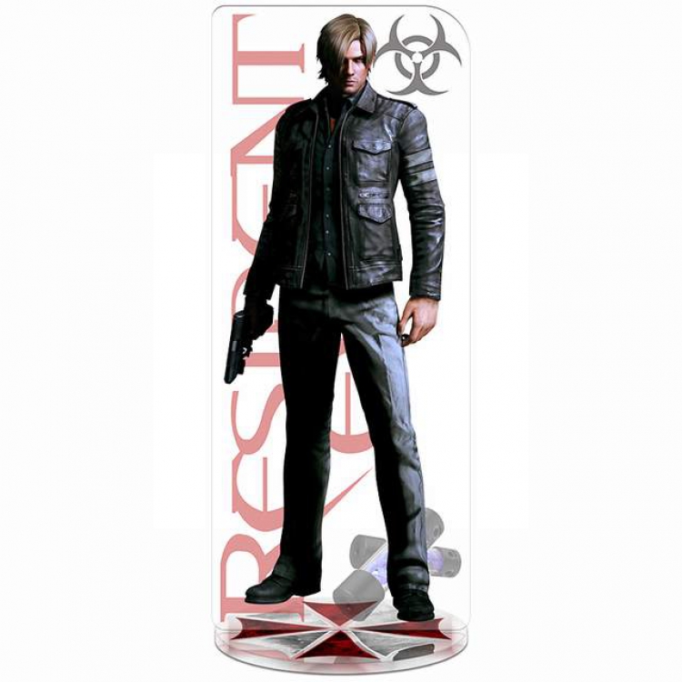 Resident Evil Leon-Scott-Kennedy-2 New Pedestal Acrylic Standing Plates 20-22CM