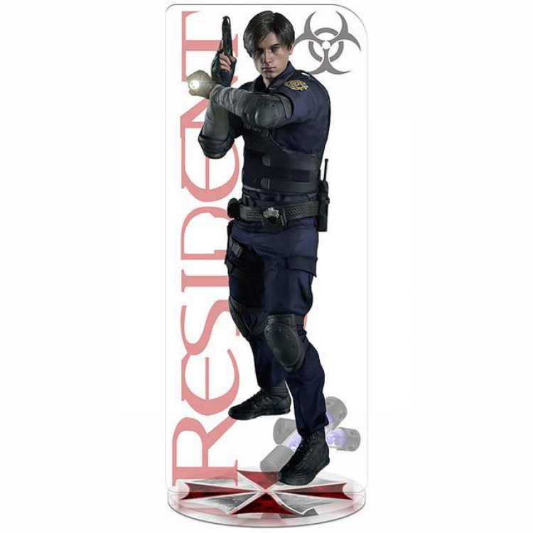 Resident Evil Leon-Scott-Kennedy New Pedestal Acrylic Standing Plates 20-22CM