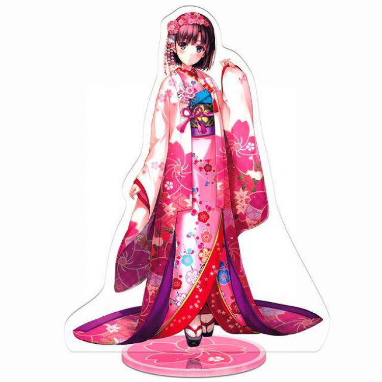 Saenai Heroine No Sodatekata Katou Megumi New Pedestal Acrylic Standing Plates 20-22CM Style 10