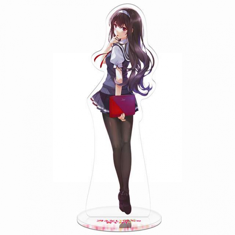 Saenai Heroine No Sodatekata Katou Megumi New Pedestal Acrylic Standing Plates 20-22CM Style 14