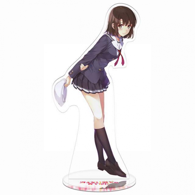 Saenai Heroine No Sodatekata Katou Megumi New Pedestal Acrylic Standing Plates 20-22CM Style 13